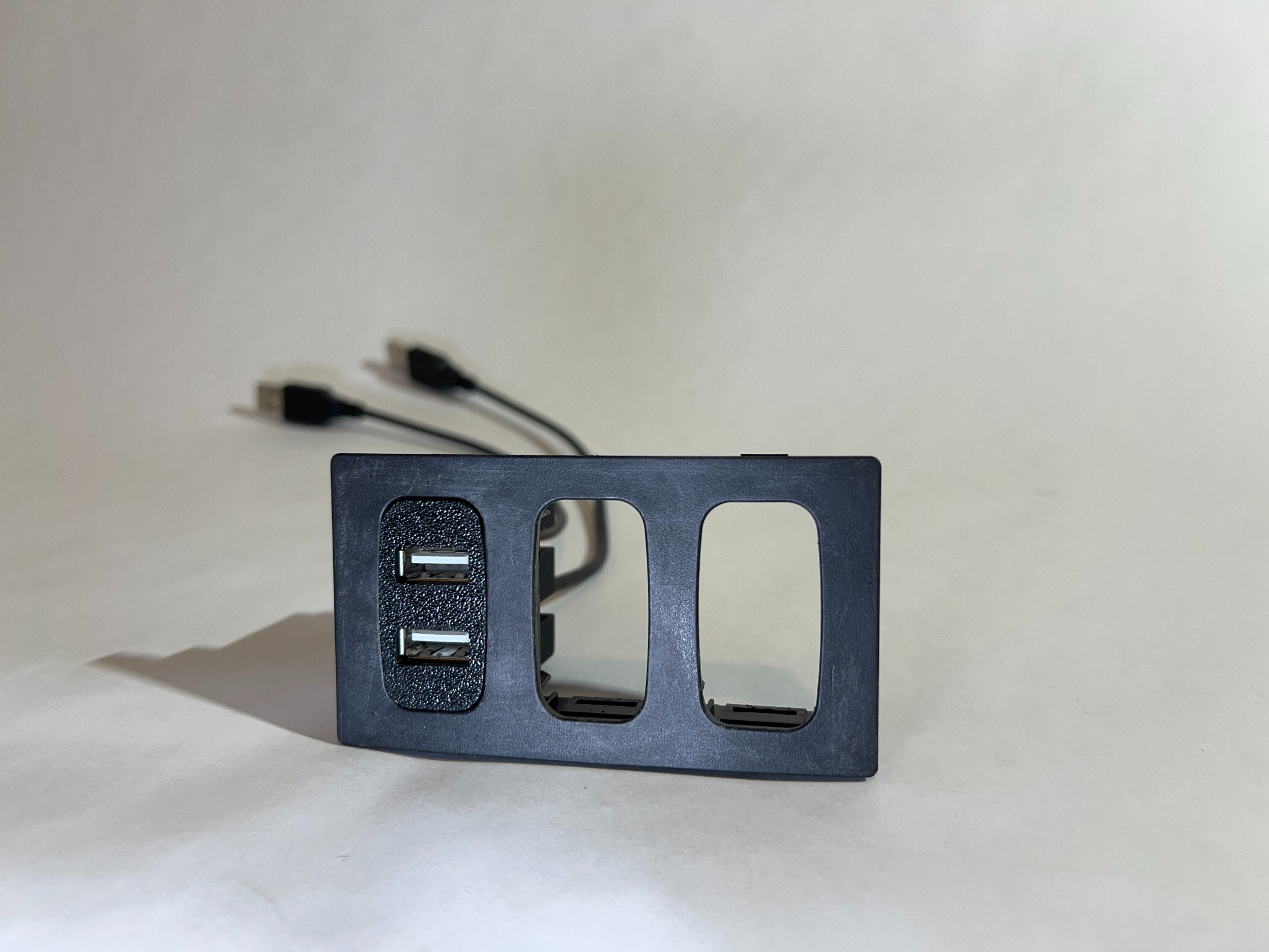 Dual USB-A Accessory Blank for Evo X